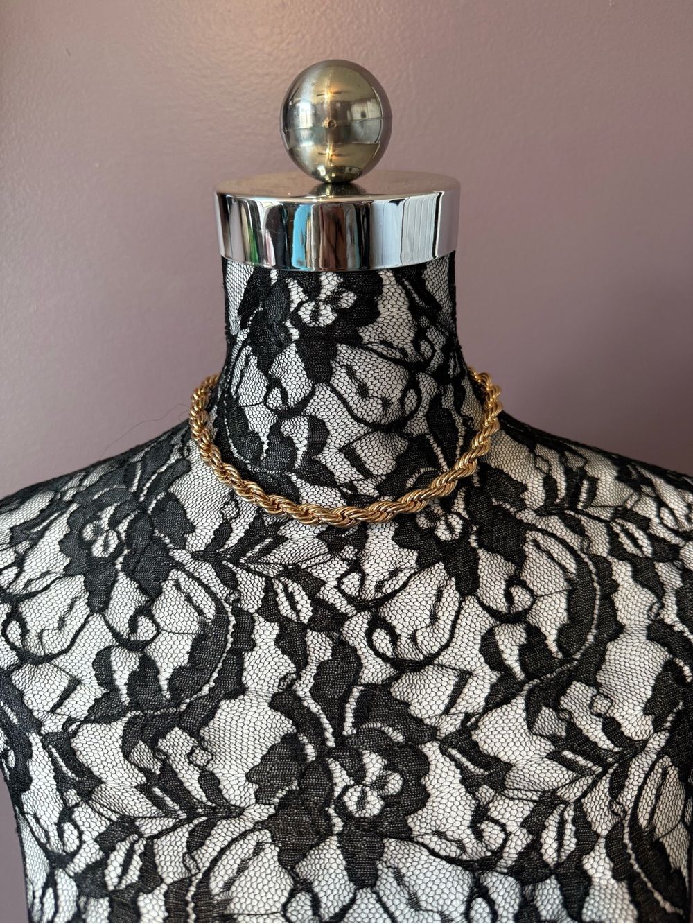 3 for $15 Gold Twisted Rope Choker Necklace - Women